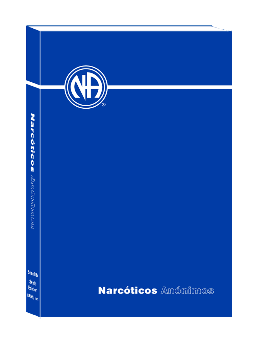 Portada de literatura de Narcóticos Anónimos